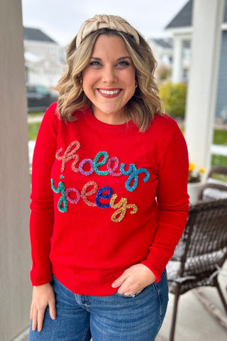Holly Jolly Sweater - Chic Avenue Boutique