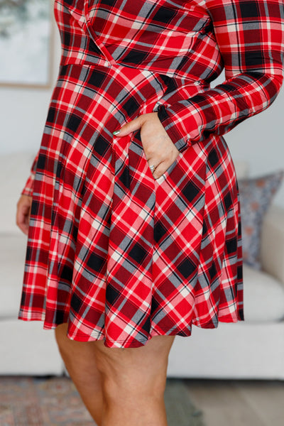 Highland Long Sleeve Skort Dress - Chic Avenue Boutique