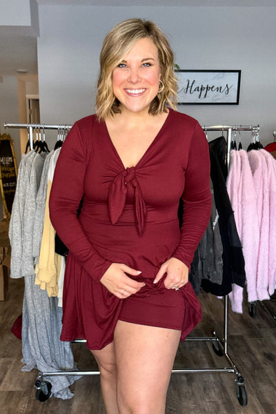 Holiday Wishes Dress - Chic Avenue Boutique