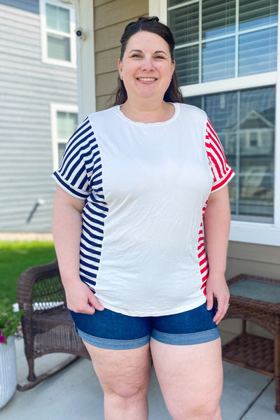 Anchors Away Top- Size Inclusive! - Chic Avenue Boutique