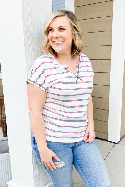 Nautical Vibes Tee - Chic Avenue Boutique