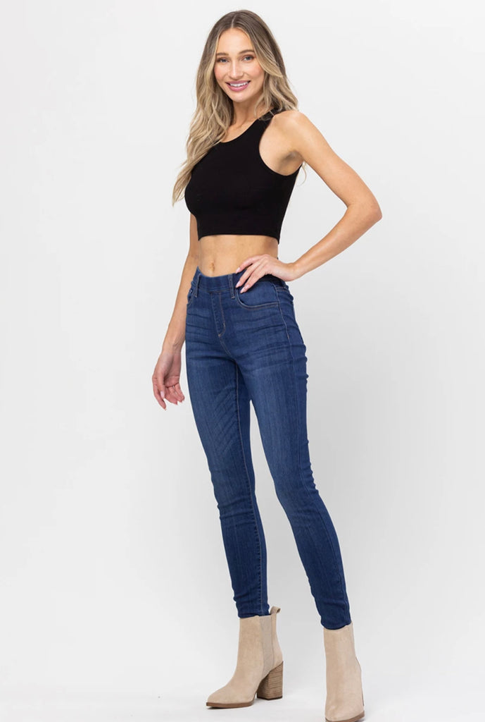 Jelly Jeans- Skinny Comfort Pull-one - Chic Avenue Boutique